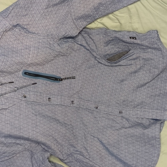 Oakley Button Down Quilted Hoodie/jacket ☠️Sz XL☠️ - Picture 6 of 10